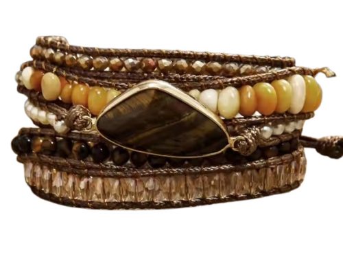 Tigrisszem Ásvány Karkötő ~85cm (+10cm Állítási Lehetőség)