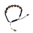 Tigrisszem Ásvány Csúszócsomós Állítható Karkötő