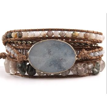   Labradorit Ásvány Karkötő ~85cm (+10cm Állítási Lehetőség)