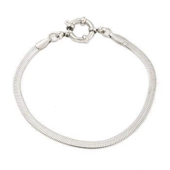 Ezüst Színű Nemesacél Charm Karkötő