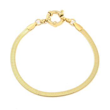 18K Aranyozott Nemesacél Charm Karkötő