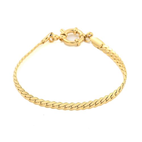 18K Aranyozott Nemesacél Charm Karkötő