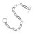 Ezüst Színű Nemesacél Charm Karkötő