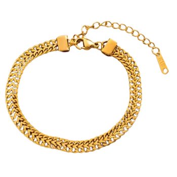 Arany Színű Nemesacél Karlánc