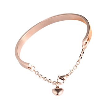 Rózsaarany Rose Gold Színű Nemesacél Karkötő Karperec