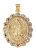 18K Aranyozott Cirkónia Strasszos Szűz Mária Medál