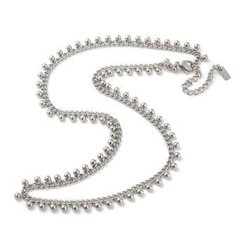 Ezüst Színű Nemesacél Nyaklánc